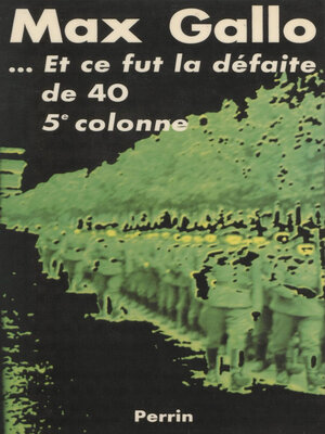 cover image of Et ce fut la défaite de 40